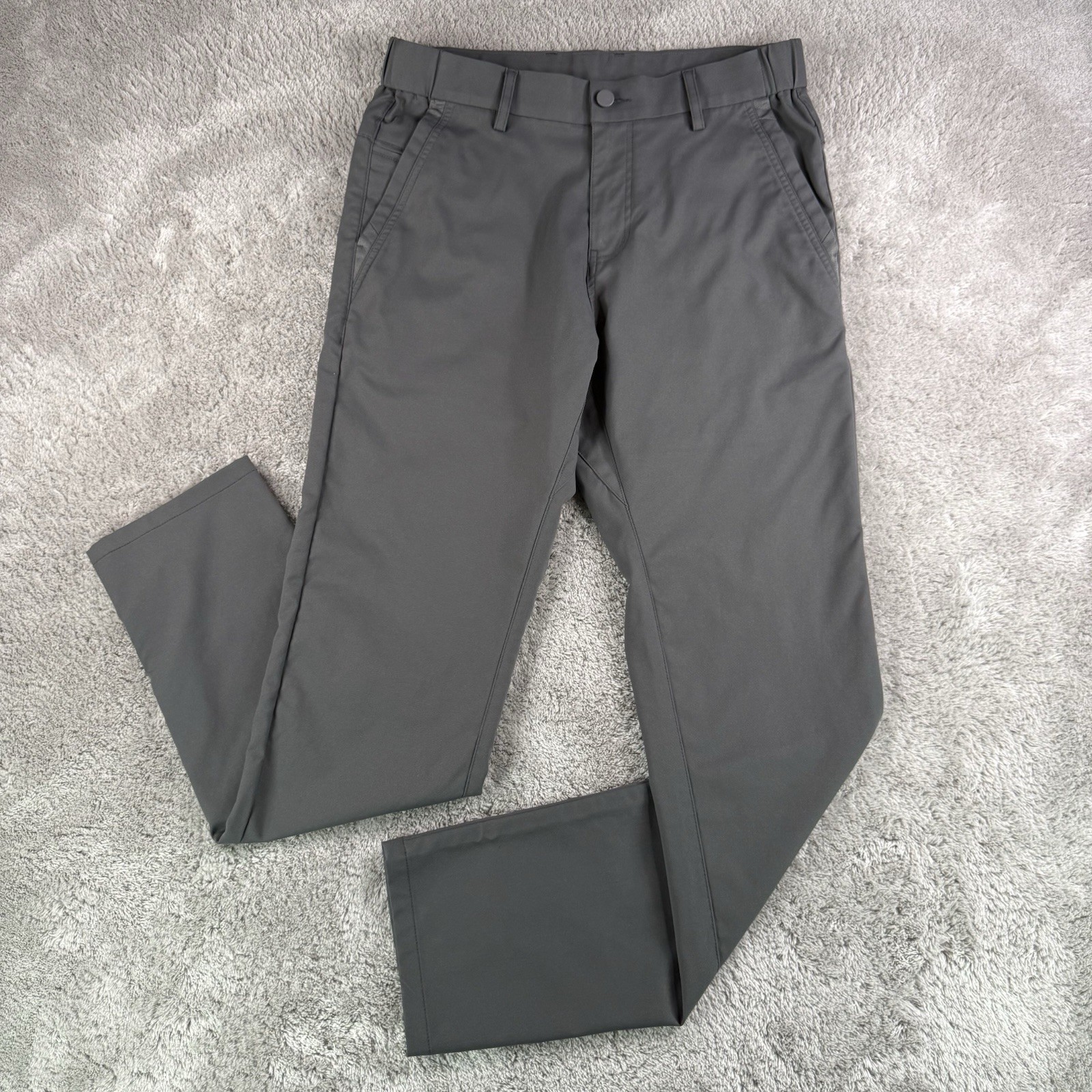 Jack Archer Pants Mens 30x32 Gray Jetsetter Tech Performance Slim Stretch Golf