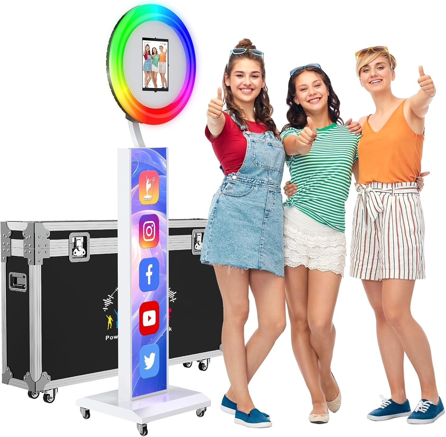 Ipad Photo Booth Portable Photo Booth Machine for ipad APP Control Flight Case Ipad Photo Booth Portable Photo Booth Machine for ipad APP Control Flight Case
