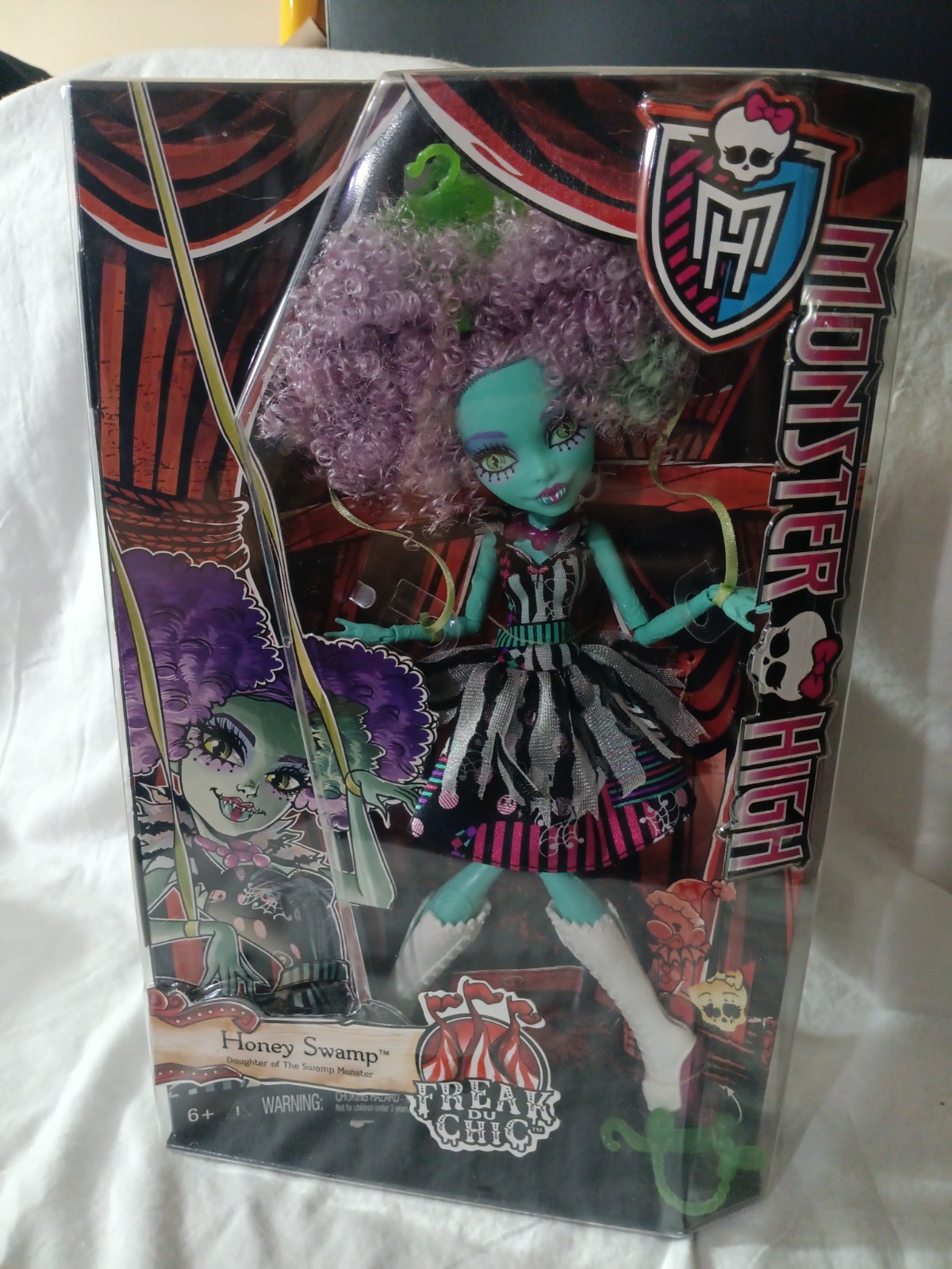 Mattel Monster Freak Du Chic Honey Swamp 2014 NIB
