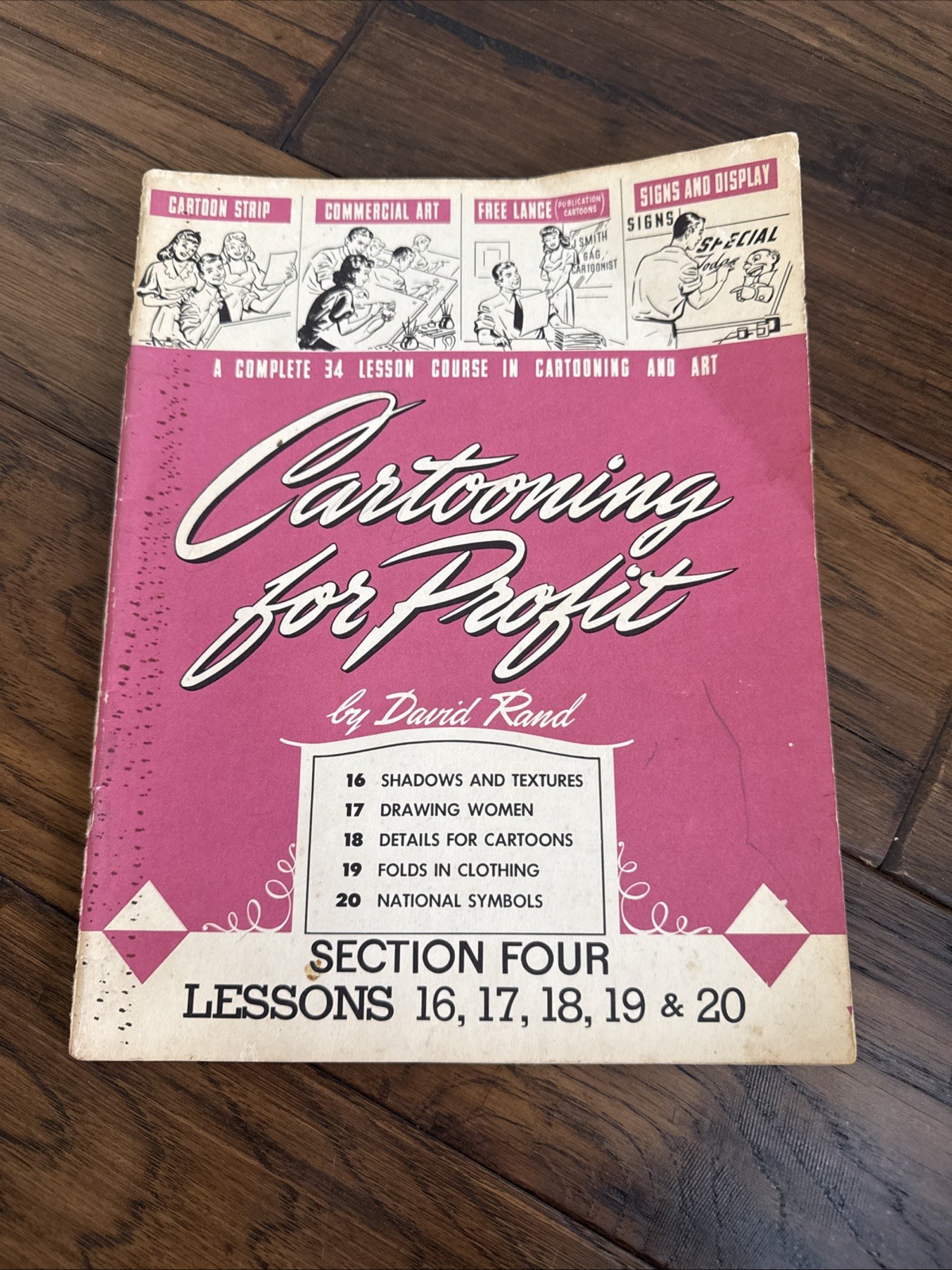 Vintage Cartooning For Profit Book Section 4 Lessons 16-20 Vintage Cartooning For Profit Book Section 4 Lessons 16-20