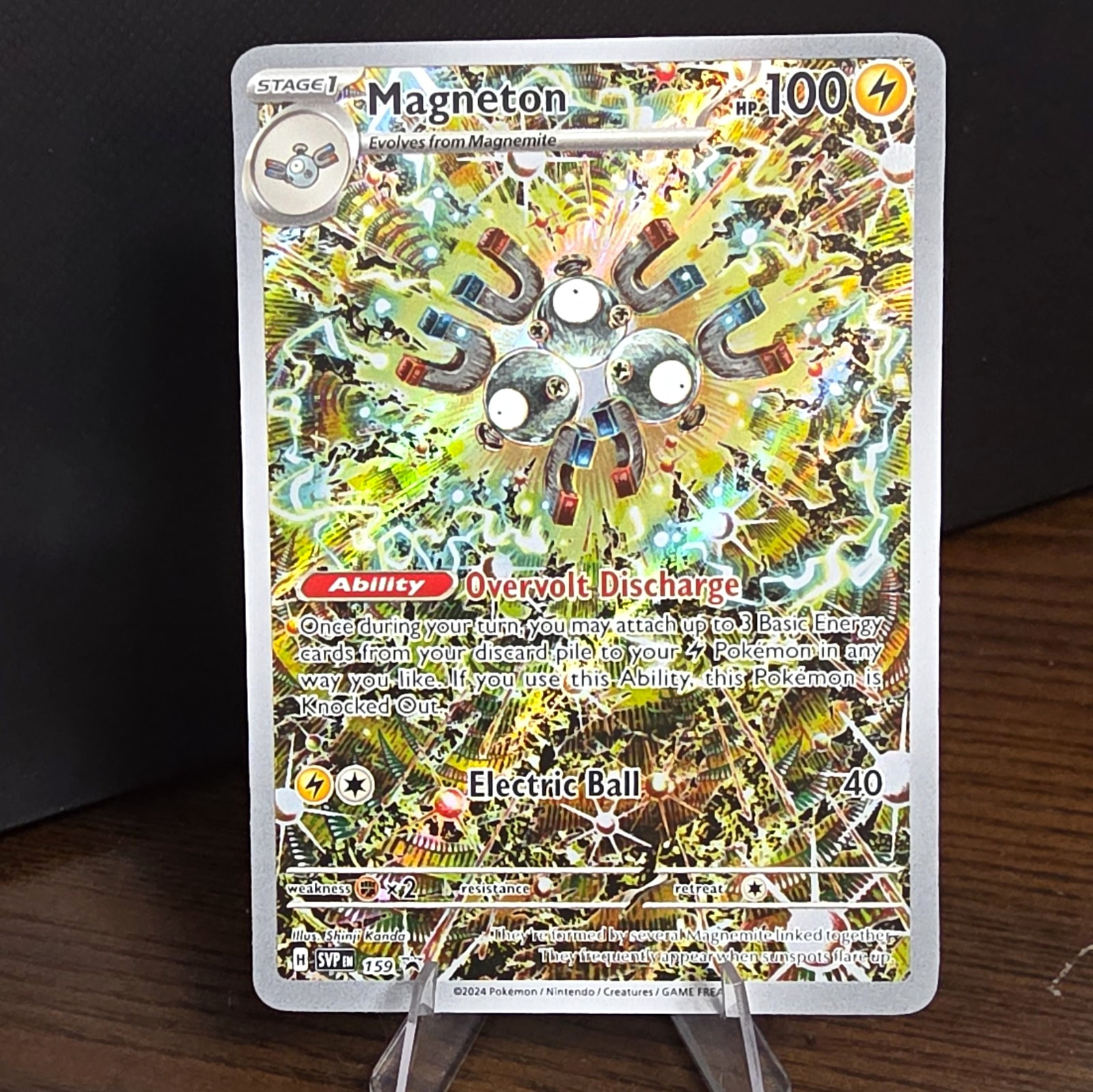 Pokemon TCG Magneton Sv Scarlet & Violet Promos Holo Promo Stage 1 HP100 159