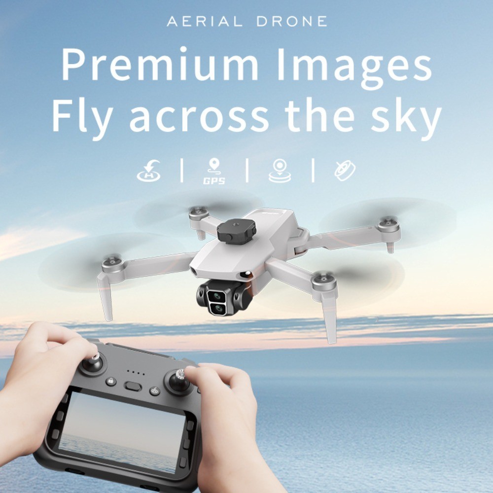 8K GPS Camera Drone FPV RC Quadcopter Brushless Dual Battery Screen Remote