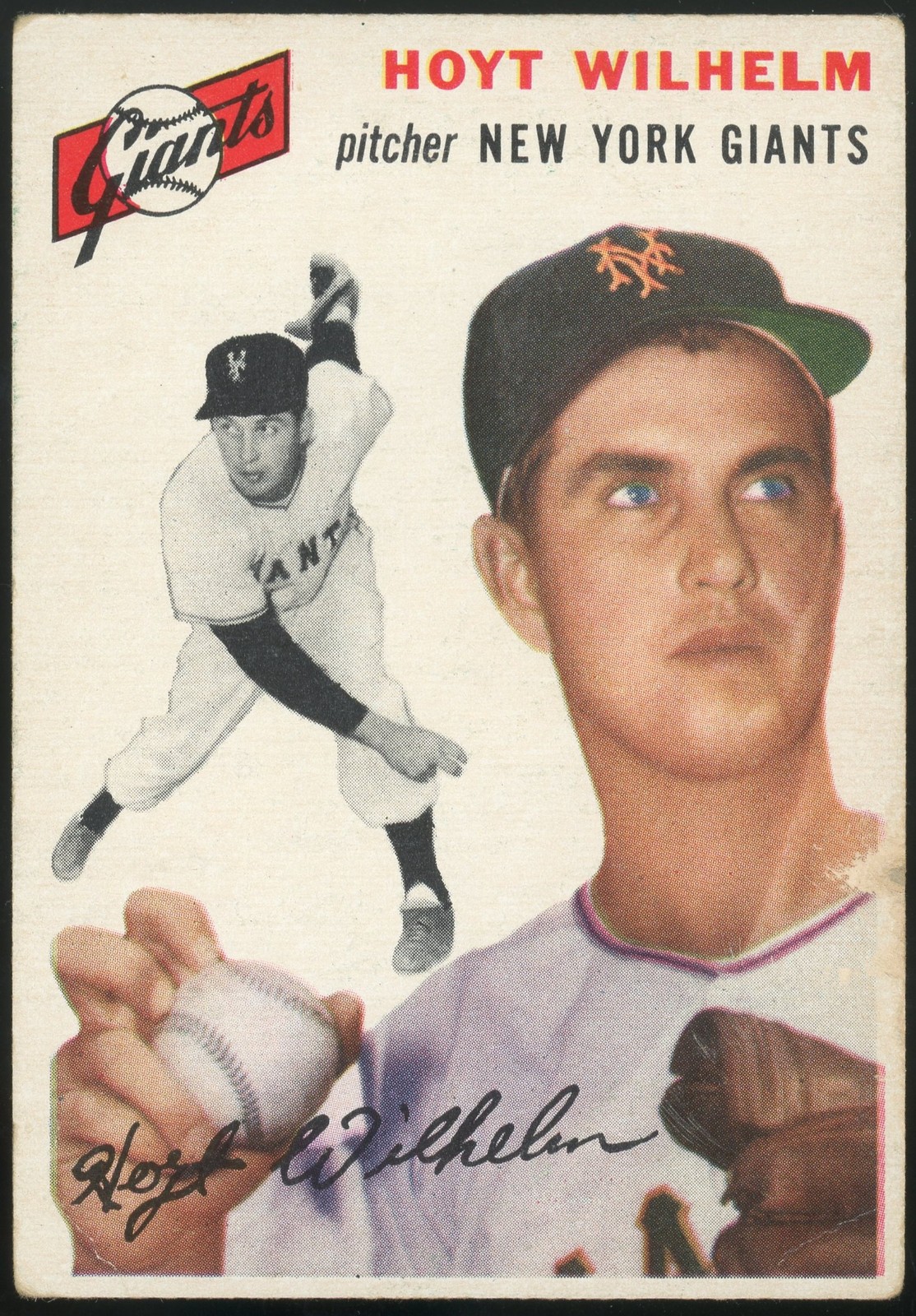 1954 Topps Hoyt Wilhelm #36 New York Giants HOF