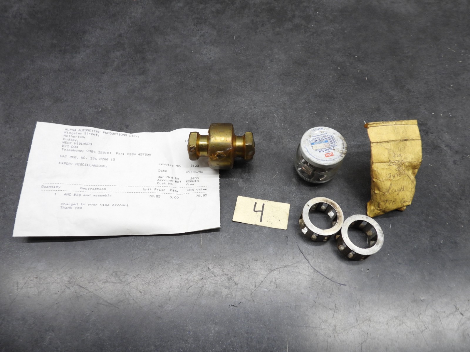 Matchless AJS 350 500 Big End Assembly Parts Various Assorted Lot
