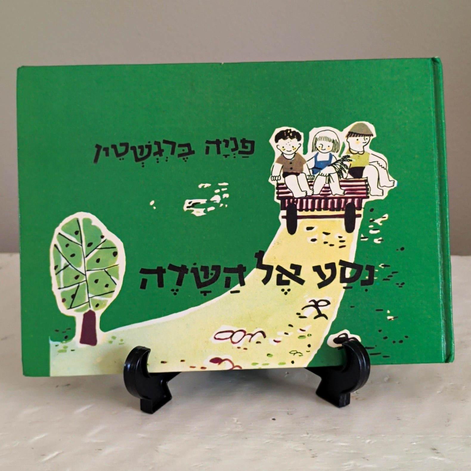 פניה ברגשטיין נסע אל השדה Hebrew Children Illustrated HC מיכל אפרת