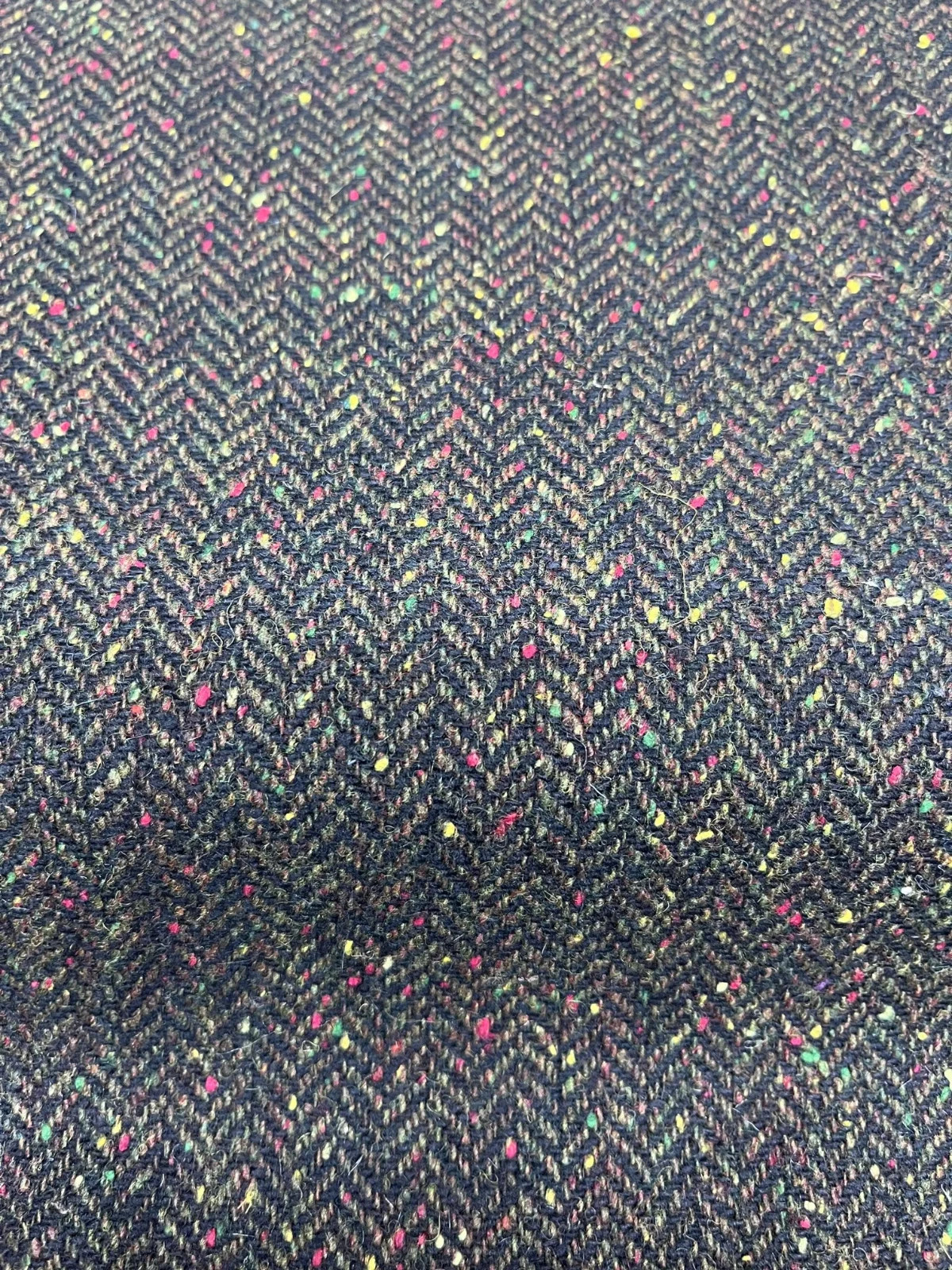 $36 for 2 Yards,Herringbone/Tweed 100% Wool Flannel Italy,Black& Multi Green #95 $36 for 2 Yards,Herringbone/Tweed 100% Wool Flannel Italy,Black& Multi Green #95