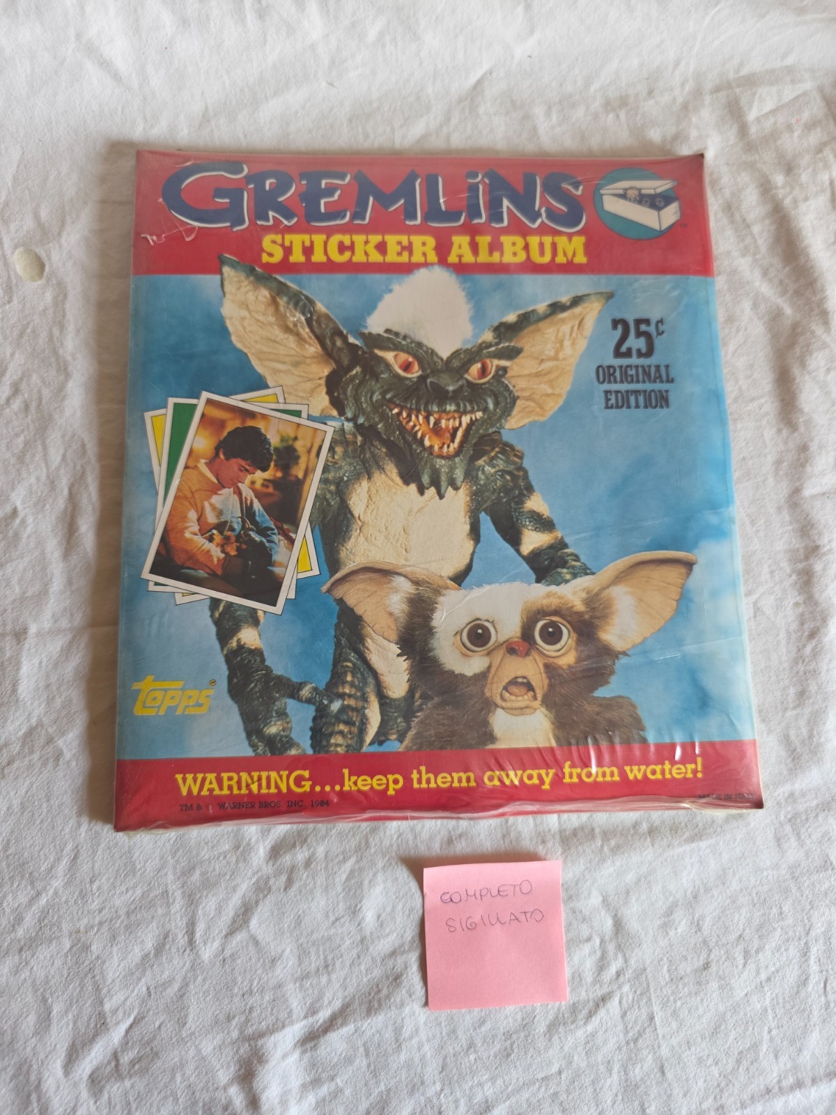 1984 Topps Gremlins Sealed Complete Collection (Blank Album + Figures)