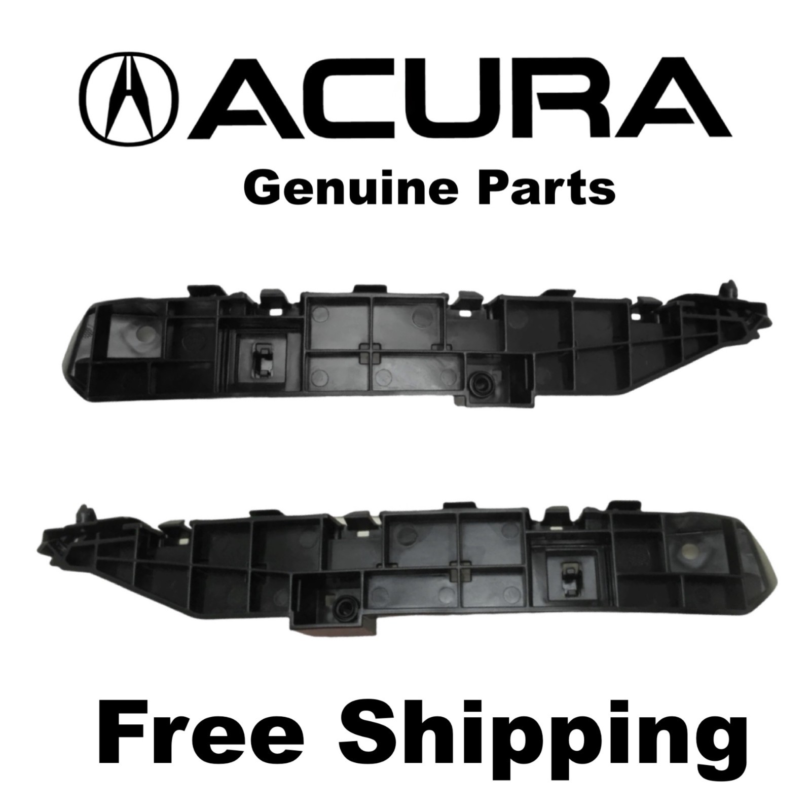 2017-2020 Acura MDX Bumper Bracket Mount Fender Retainer Front LH + RH OEM SET