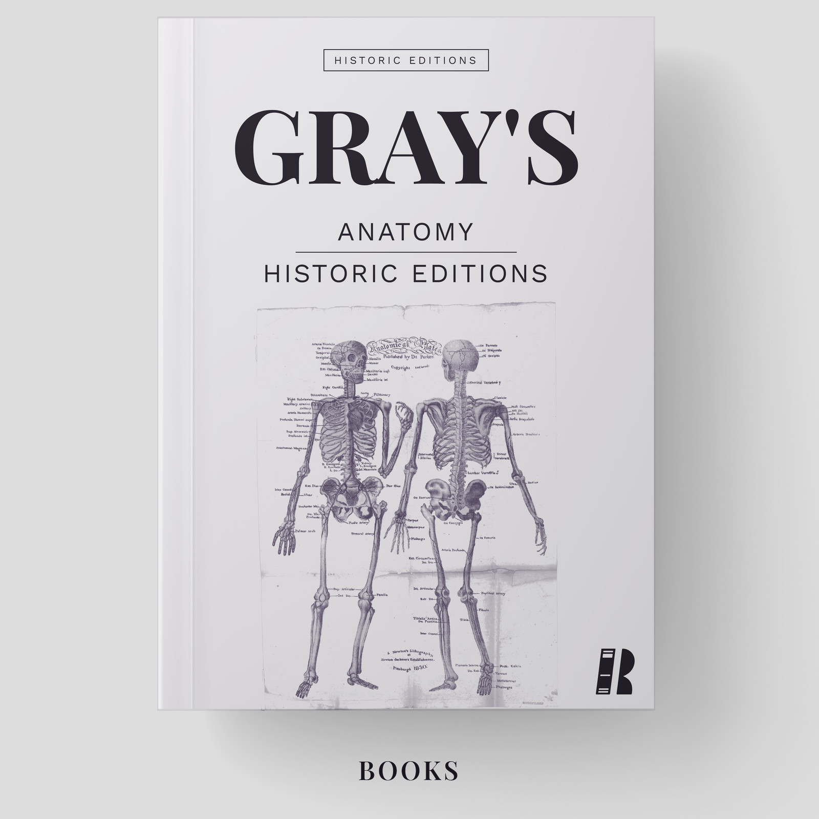 Gray's Anatomy 1858 First Ed + 1918 Classic - Historic Collection