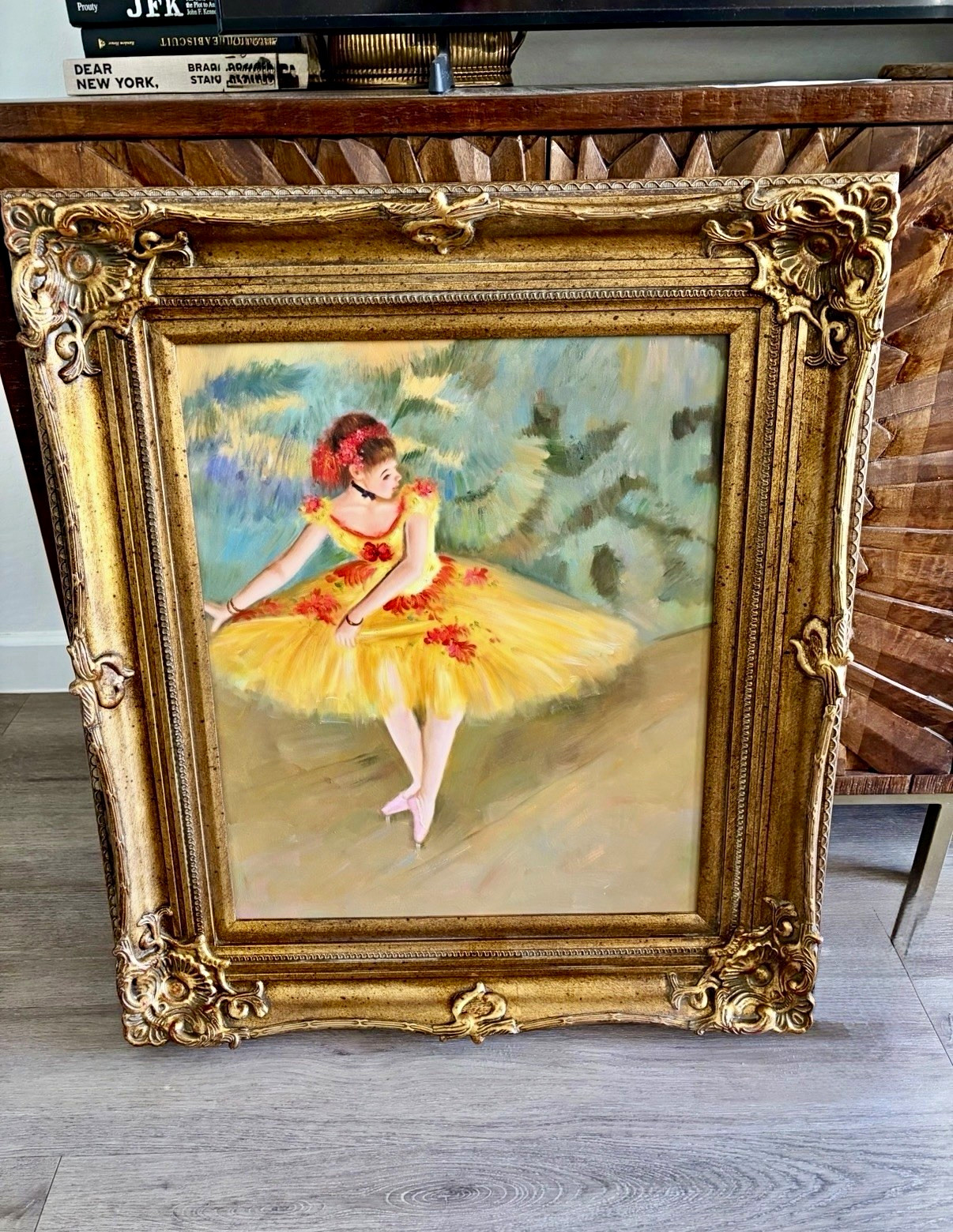 LRG Edgar Degas “Dancer Making Points” Canvas Oil Painting Reproduction 33x29.5\