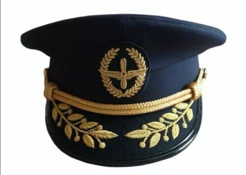 UKRAINE PILOT CAP- Peaked cap, New Original Embroidered Ukrainian Visor