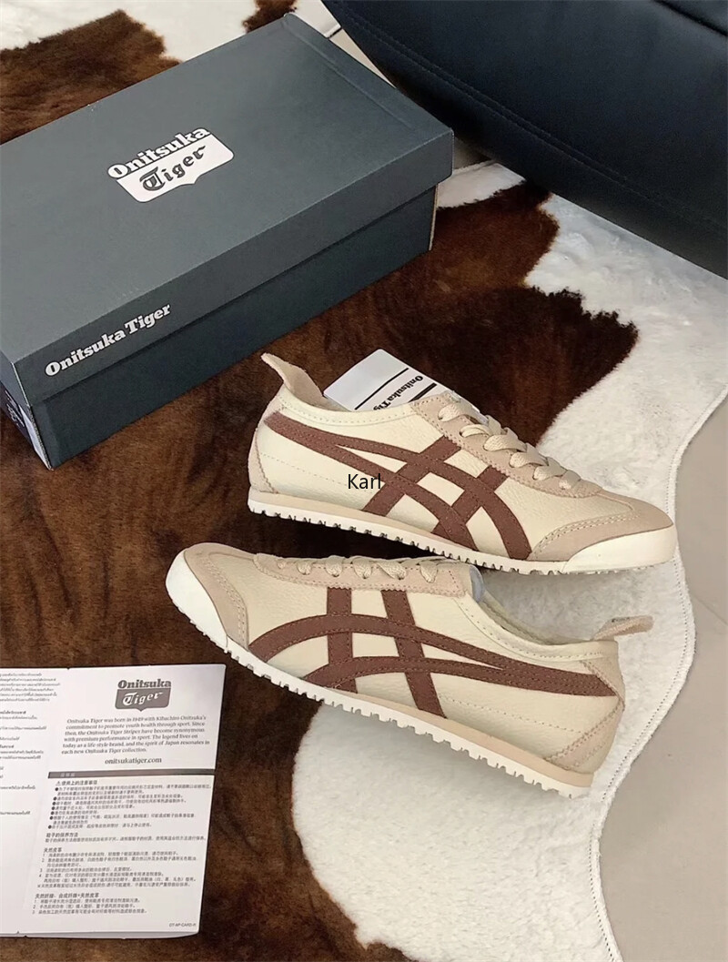 NEW Onitsuka Tiger Mexico 66 Beige Suede Brown