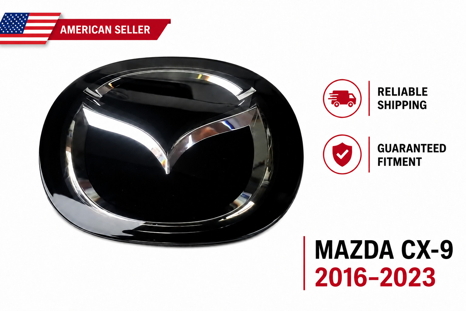 Mazda CX-9 from 2016 - 2023 Front Grille Emblem Logo Radar   TK79-51-730