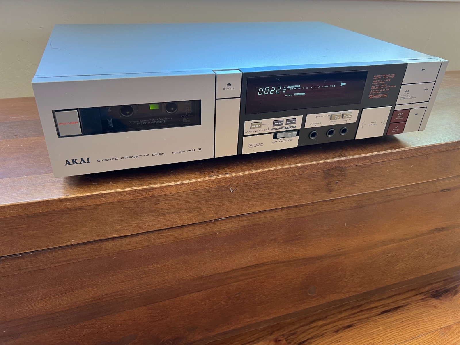 Vintage Akai HX-3 Cassette Deck Vintage Akai HX-3 Cassette Deck