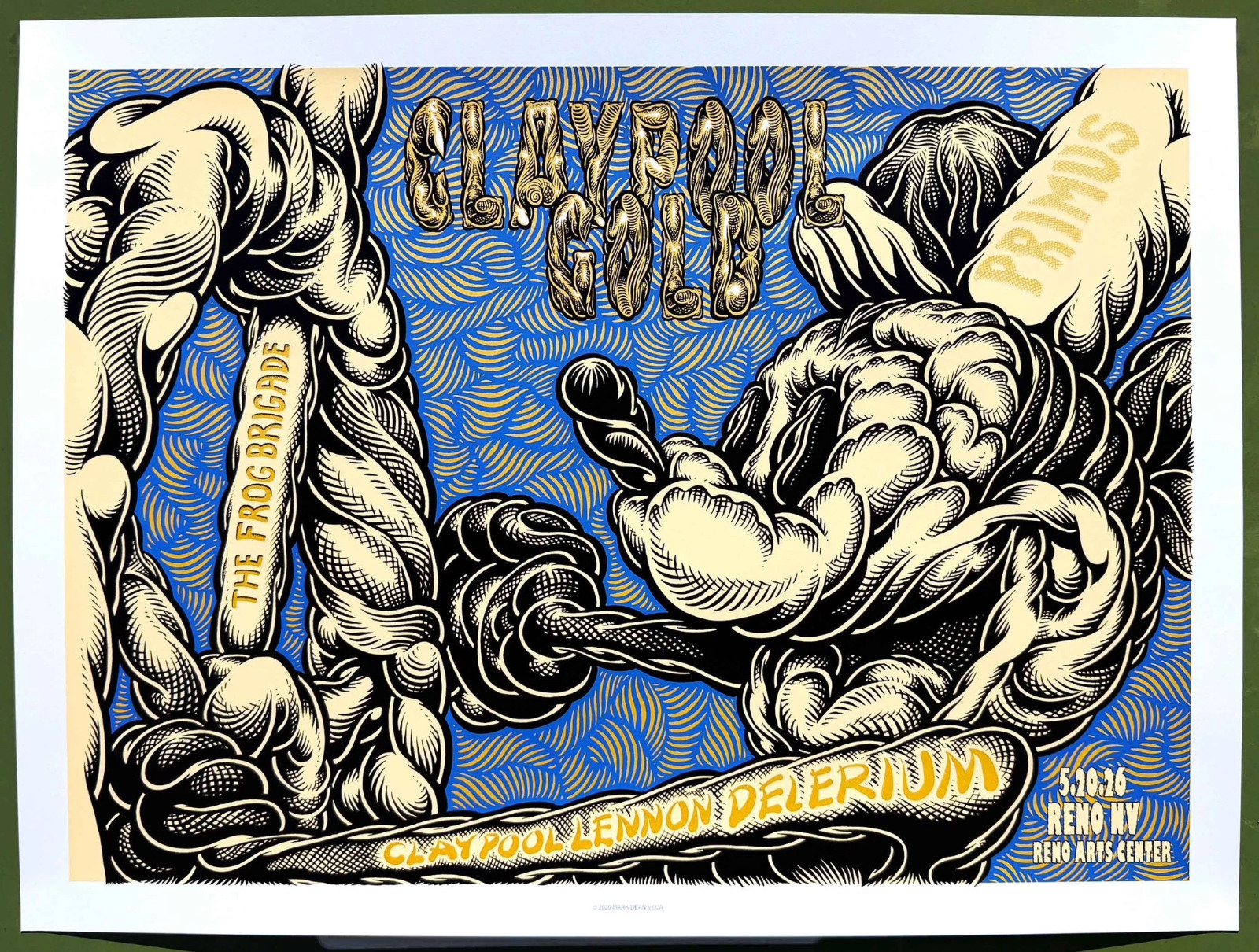 Primus 2026 Claypool Gold Tour Reno NV May 20th poster