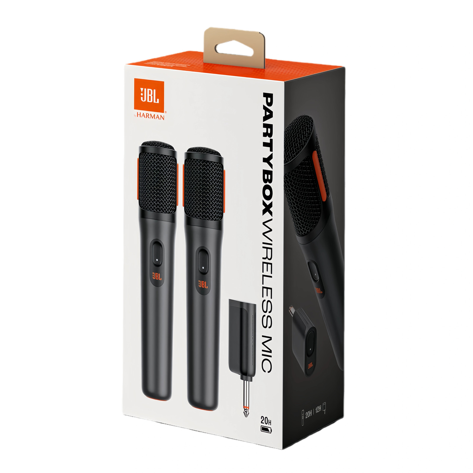 NEW 2-Mic JBL PartyBox Wireless System with Dual-Channel Receiver Adapter US NEW 2-Mic JBL PartyBox Wireless System with Dual-Channel Receiver Adapter US