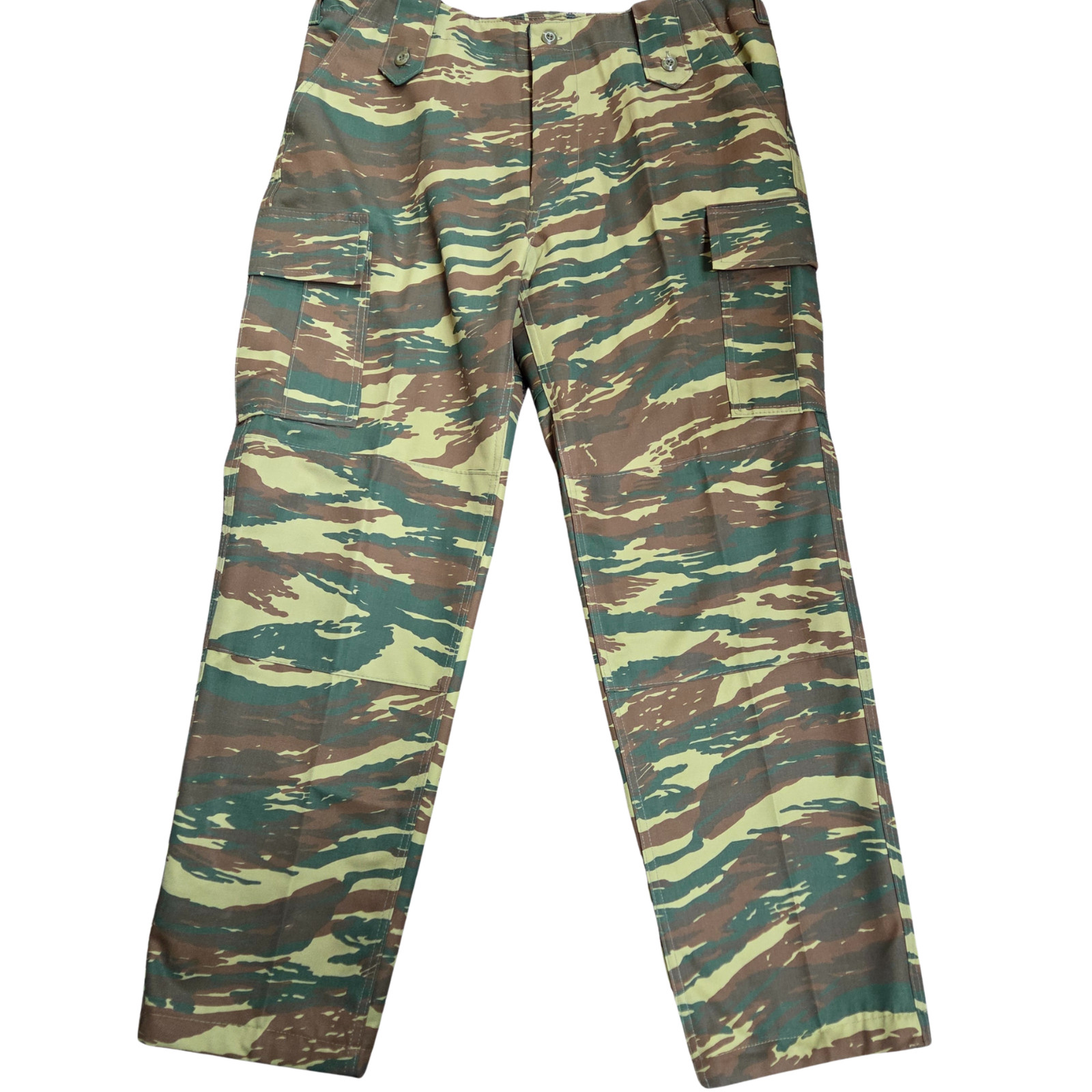 Authentic Greek Military Combat BDU Pants Trousers Lizard Camo All Sizes NEW