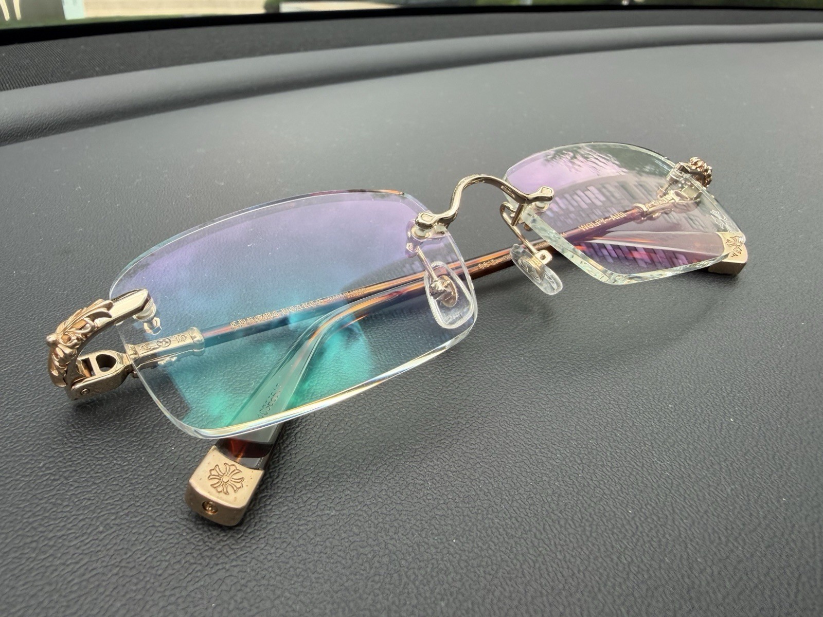 Chrome Hearts Wolfy-Ari Puyi Limited Edition Gold/Tortoise Shell Chrome Hearts Wolfy-Ari Puyi Limited Edition Gold/Tortoise Shell