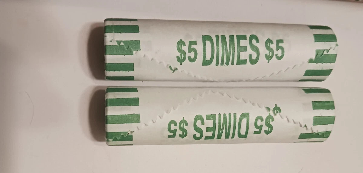 1 Roll each 2026 P Philadelphia & D Denver DIMES. Heads/Tails on ends. Free p&h