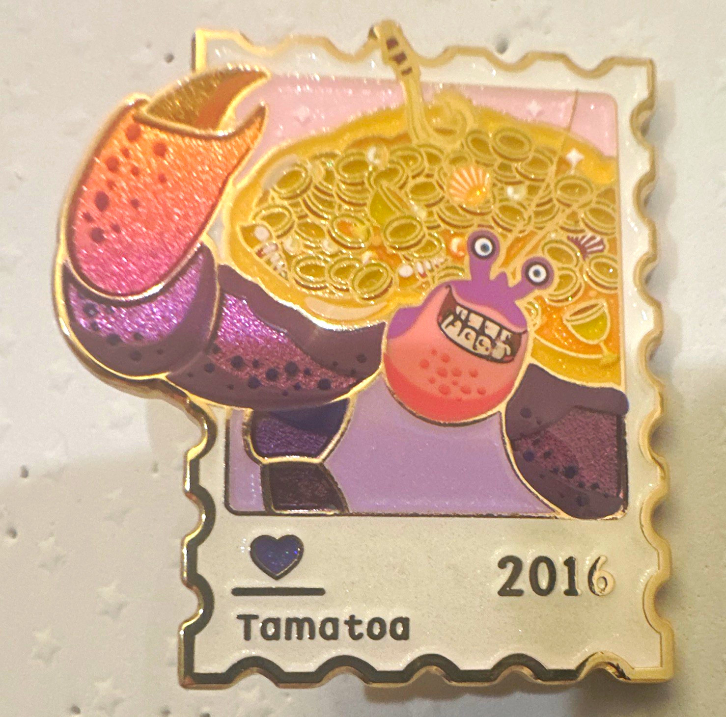 Disney Tamatoa Moana Glitter Pin Single 2016 Disney Franchise Disney Tamatoa Moana Glitter Pin Single 2016 Disney Franchise
