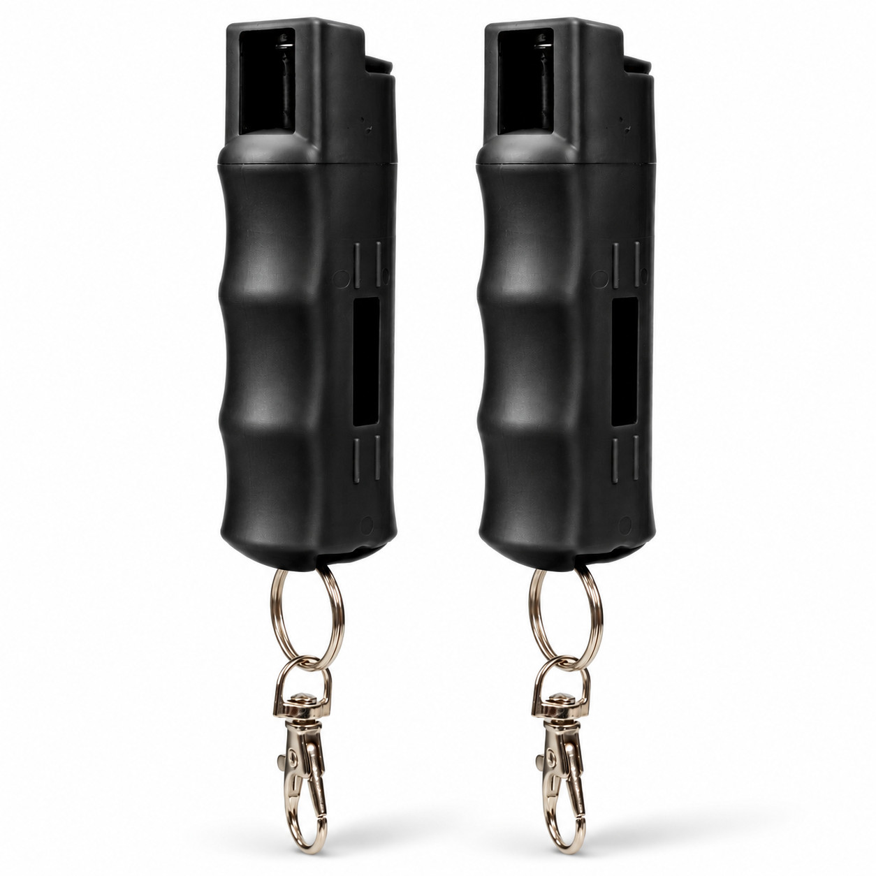 2 Pack Burn Pepper Spray Self Defense Police Strength Belt Clip Pocket Size OC