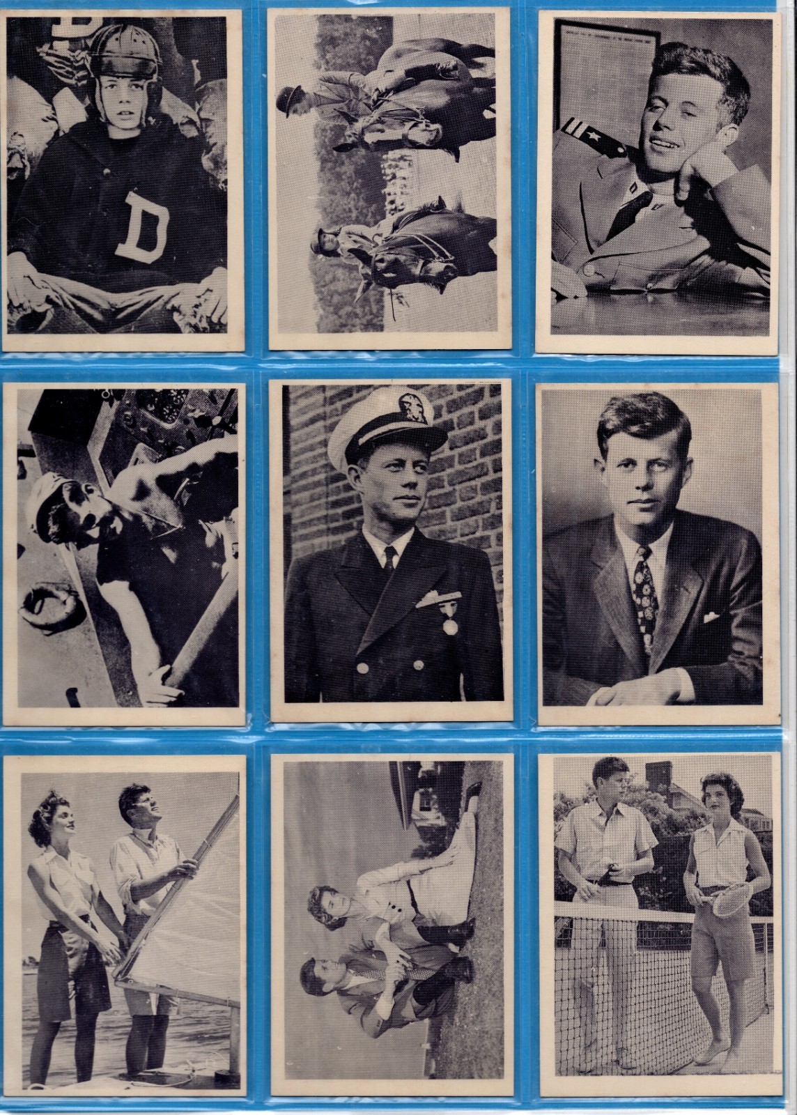 1963 Rosan Printing Corp. JFK Complete Set of 64 cards, EXMT-NM