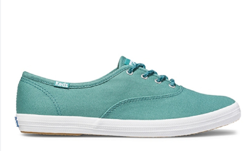 Keds Womens Canvas Teal Dream Foam Sneakers Size 8 WF63139 (H40M)