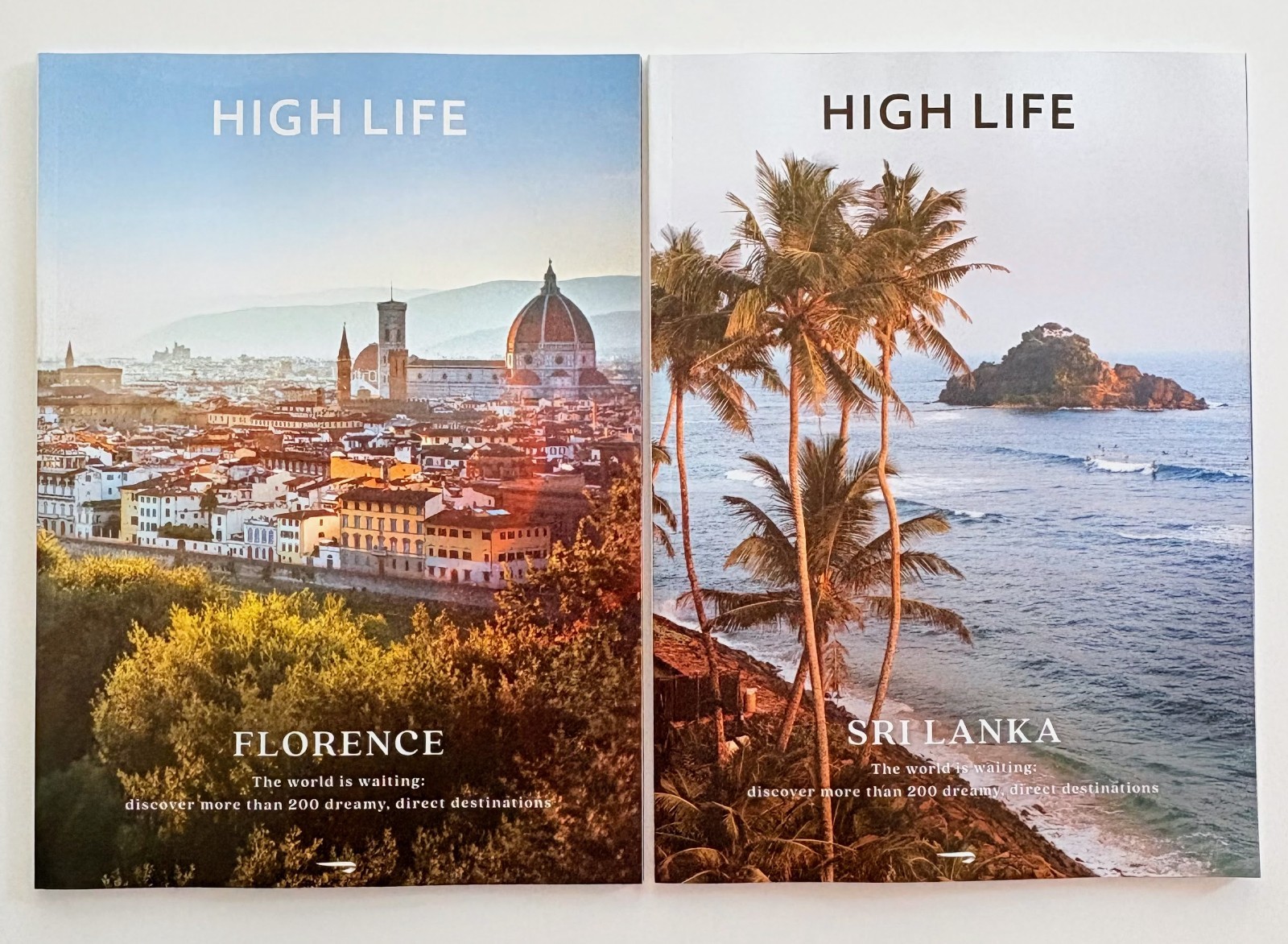 2 BRITISH AIRWAYS - Inflight Magazines - Sep 2026 High Life Florence & Sri Lanka