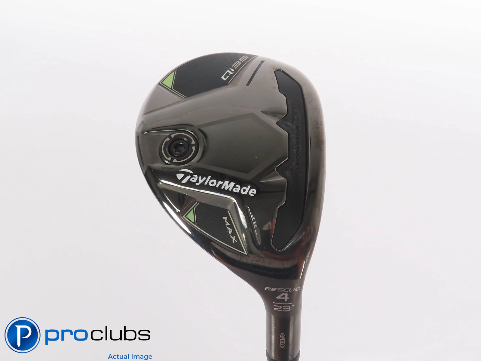 Nice TaylorMade Qi35 MAX 23* 4 Hybrid - Fujikura Pro 2.0 8S Stiff Flex 519422