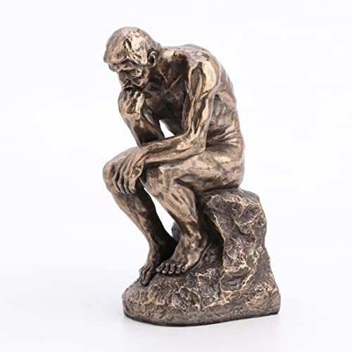Veronese Design Rodin's The Thinker Inspired Decorative Statue, Bronze Veronese Design Rodin's The Thinker Inspired Decorative Statue, Bronze