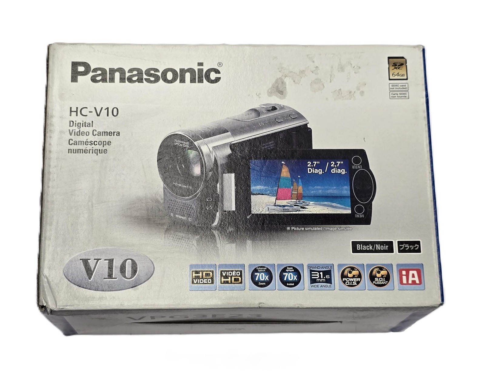 Panasonic HC-V10p Handheld Camcorder