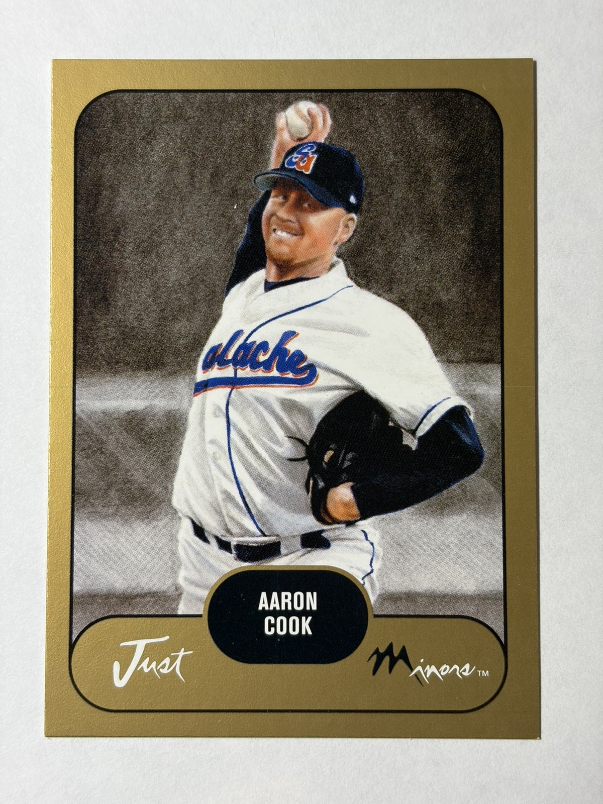 2002 Just Minors Just Prospects Gold #42 Aaron Cook Colorado Rockies 299/500 2002 Just Minors Just Prospects Gold #42 Aaron Cook Colorado Rockies 299/500