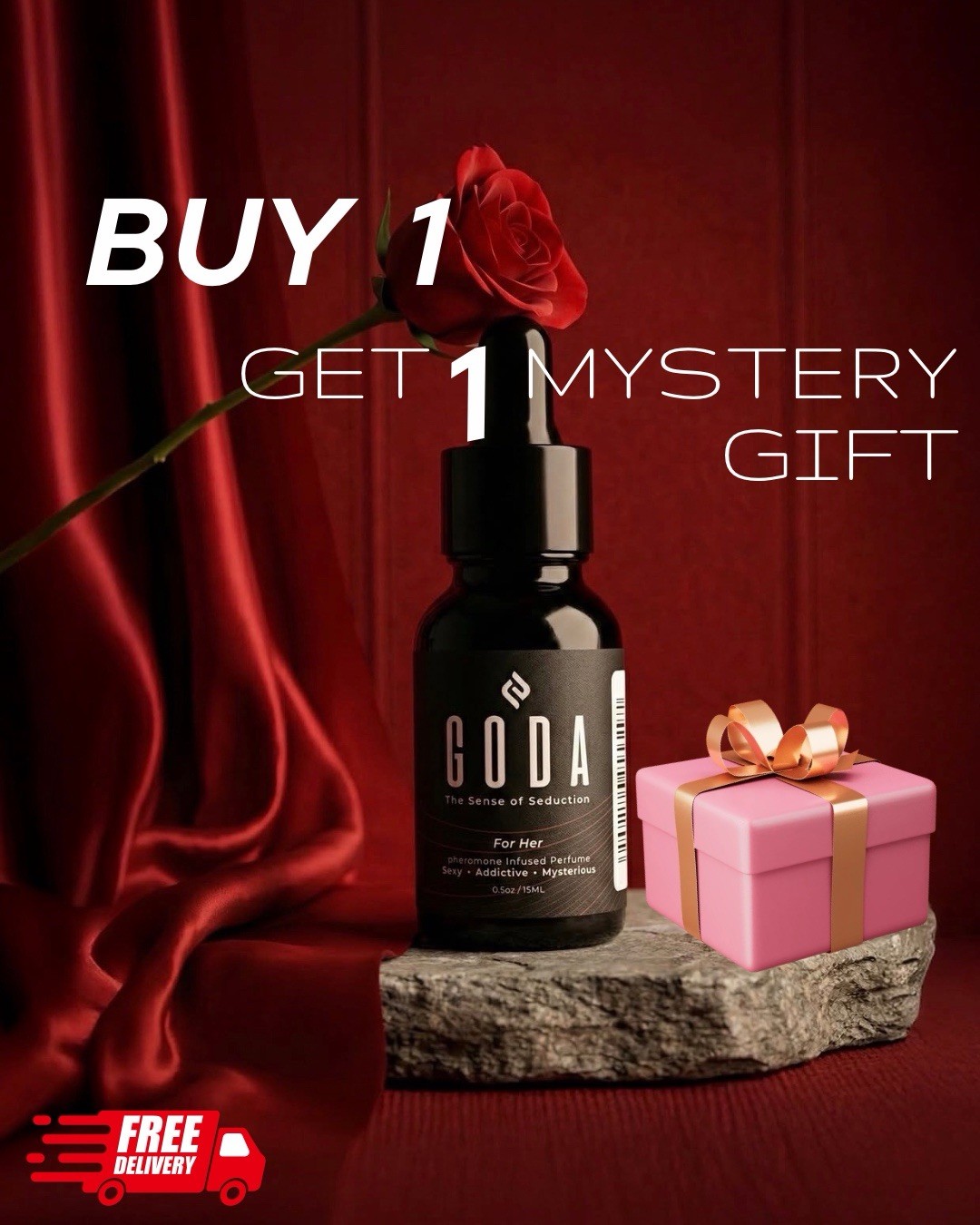 The Sense of Seduction Original Goda For Her Pheromone Perfum 15ml + GIFT. The Sense of Seduction Original Goda For Her Pheromone Perfum 15ml + GIFT.