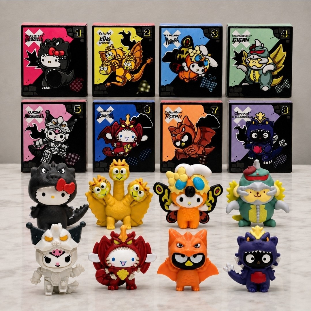 2026 McDonald’s Hello Kitty Godzilla Happy Meal Figure Set of 8 🔥 2026 McDonald’s Hello Kitty Godzilla Happy Meal Figure Set of 8 🔥