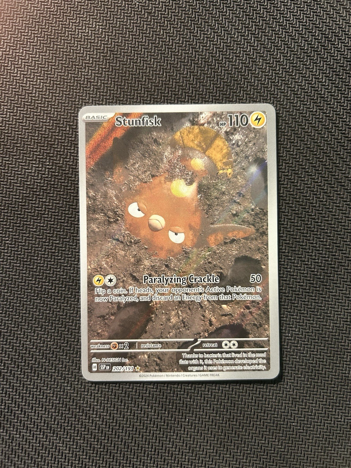 Pokemon TCG Stunfisk 202/191 NM Condition See Description