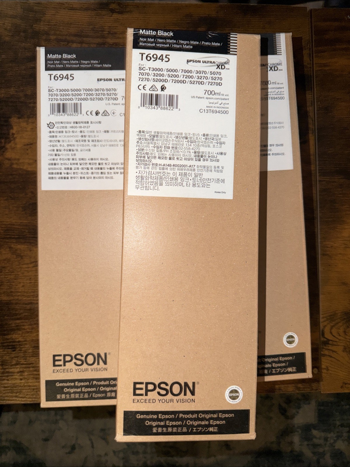 Epson UltraChrome XD T6945 Matte Black Ink Cart T694500 (700ml) Epson UltraChrome XD T6945 Matte Black Ink Cart T694500 (700ml)