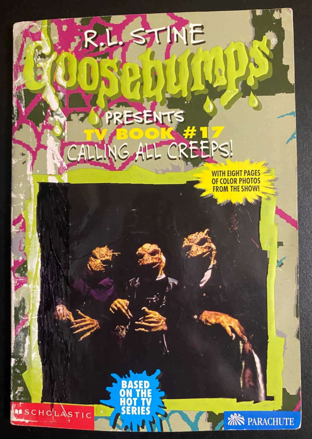 Goosebumps Presents TV Book #17 Calling All Creeps By R. L. Stine 1997 Rare 90s