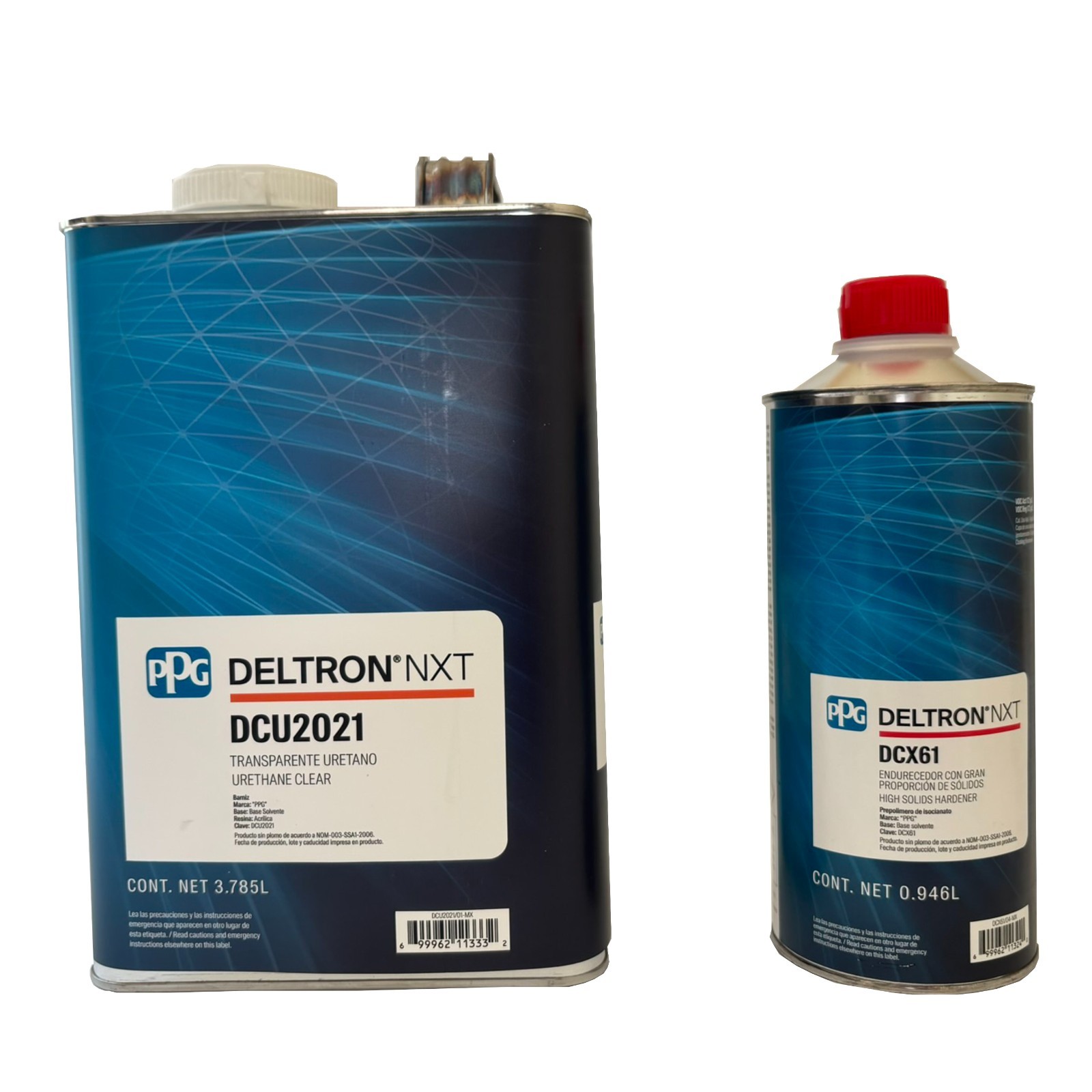Ppg Clearcoat Deltron 1 Gallon Dcu2021, 1 Qt Dcx61   1 Kit.
