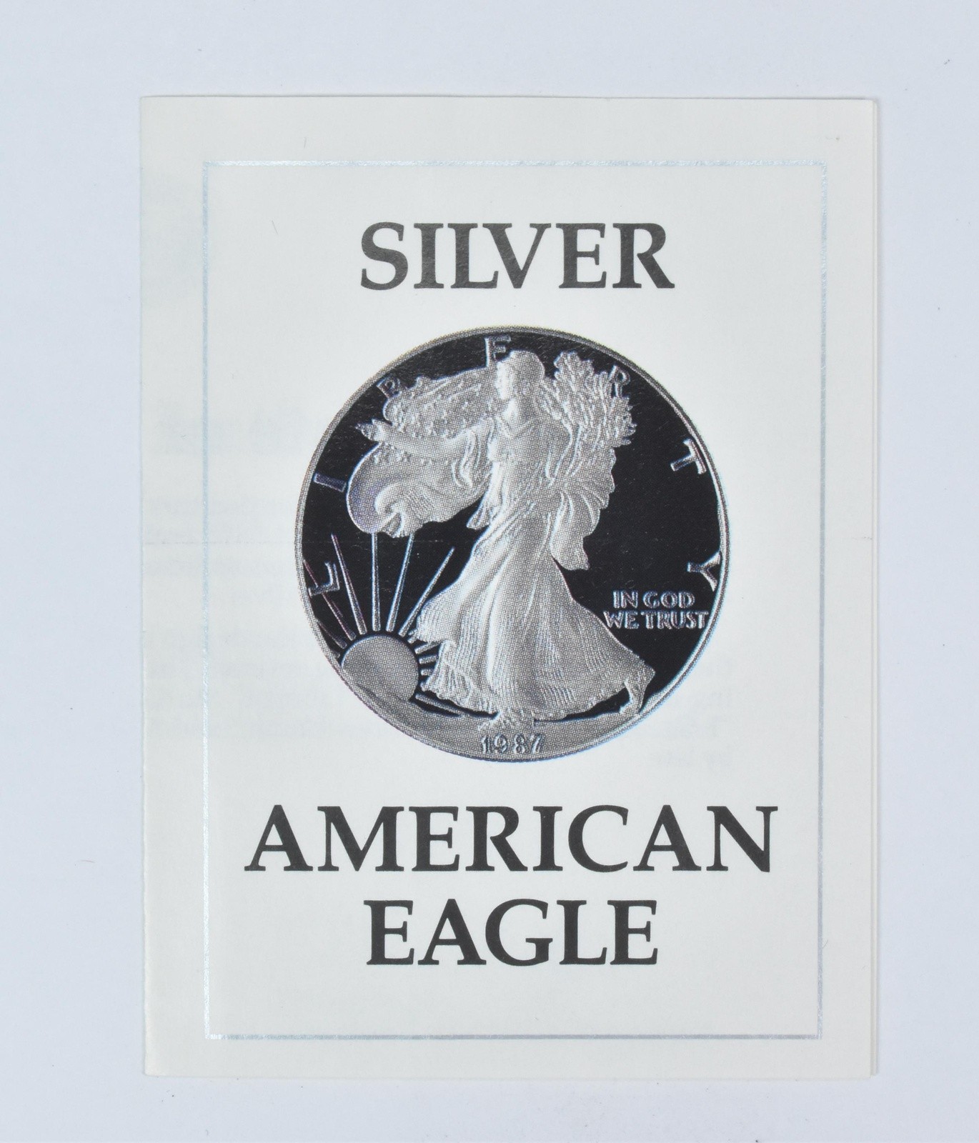 COA 1987-S American Silver Eagle Proof