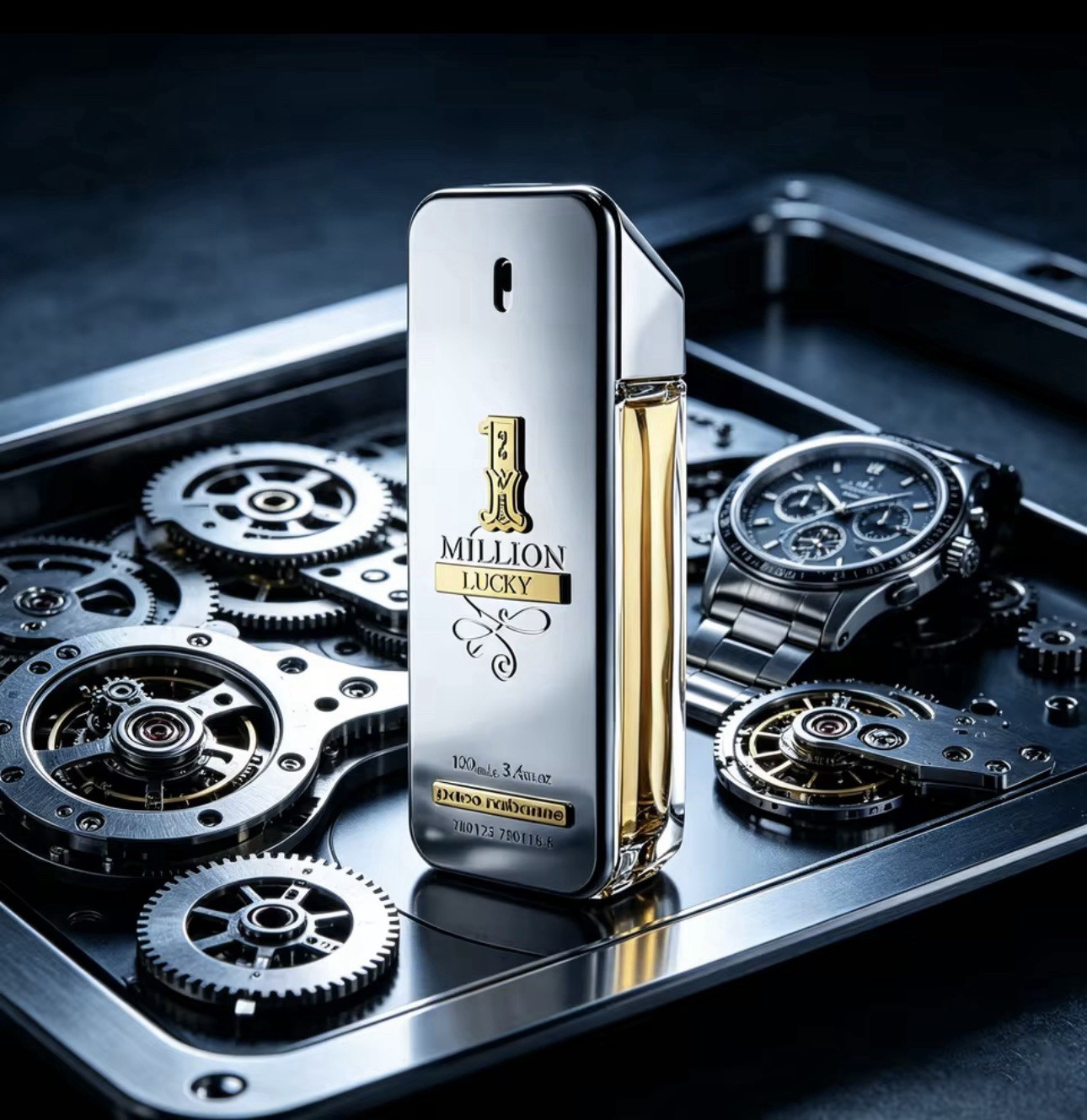 Rabanne 1 Million Lucky Eau de Toilette Men 3.4 oz Woody Fragrance