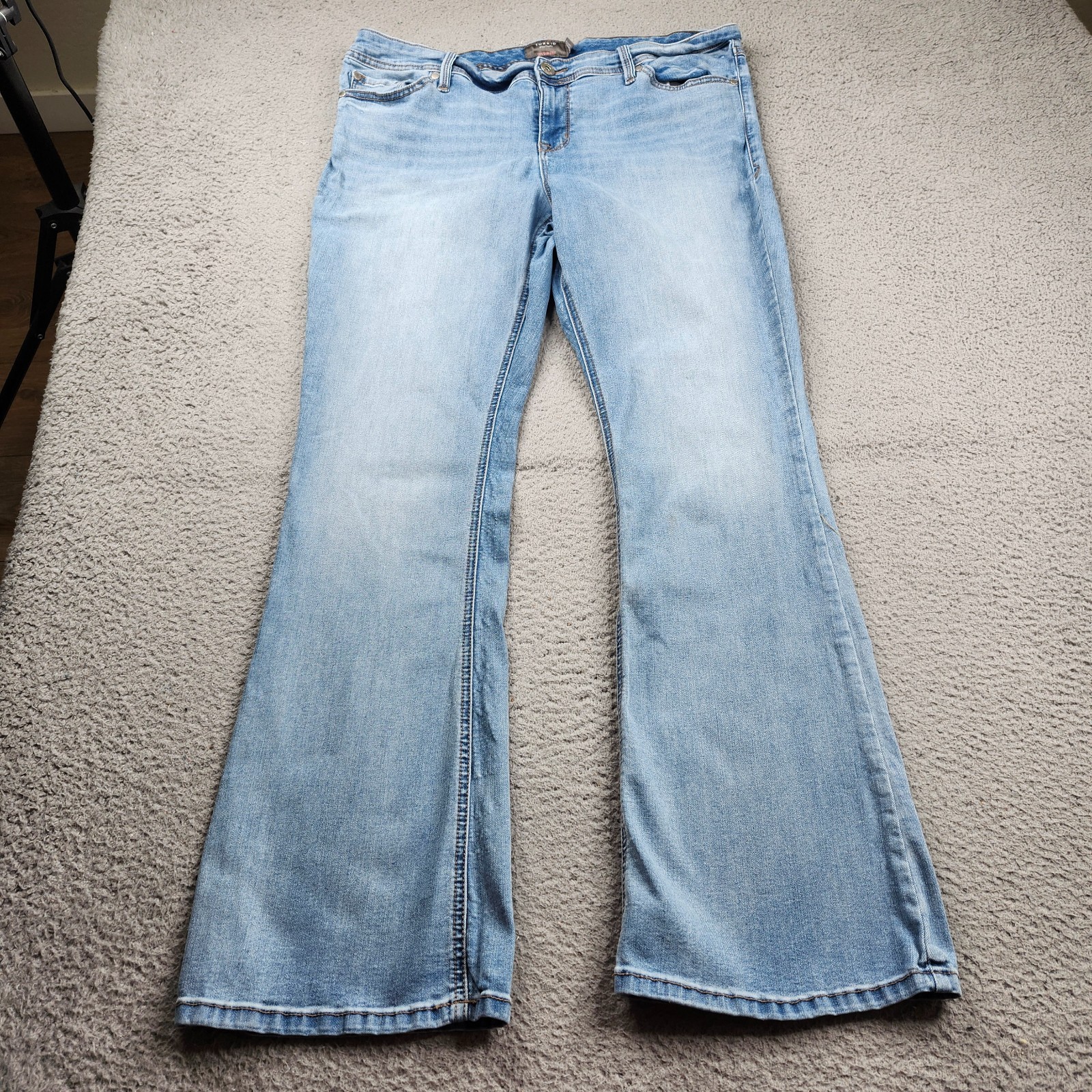 Torrid Luxe Slim Bootcut Jeans Womens 18T Blue Stretch Denim Torrid Luxe Slim Bootcut Jeans Womens 18T Blue Stretch Denim