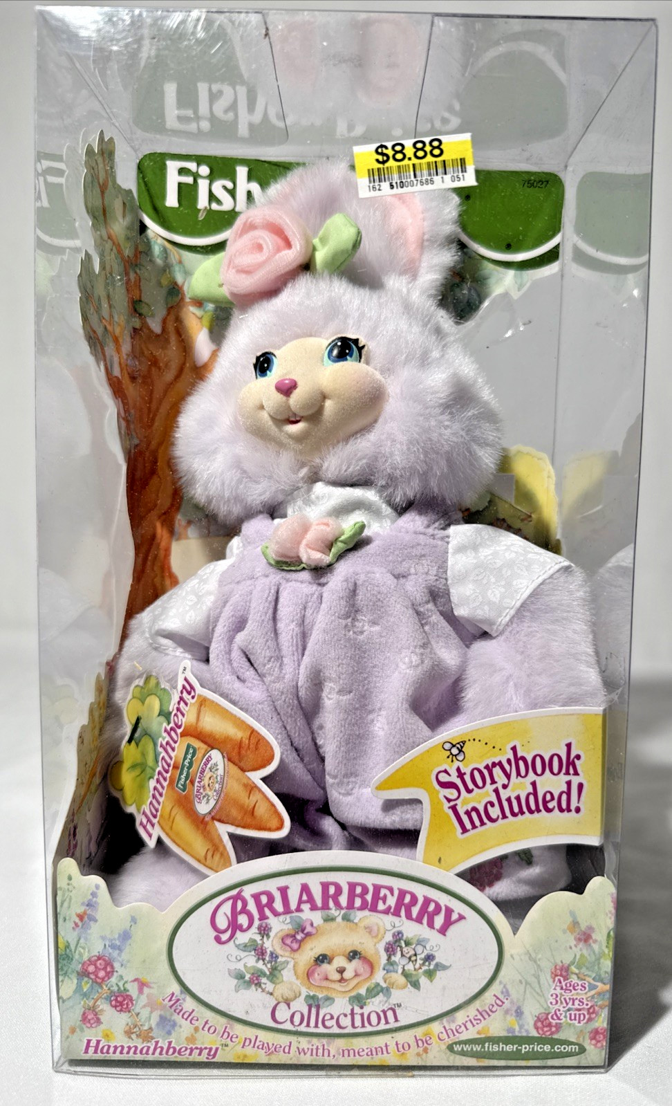 Fisher-Price Briarberry Collection HANNAHBERRY StoryBook Included Vintage Bear