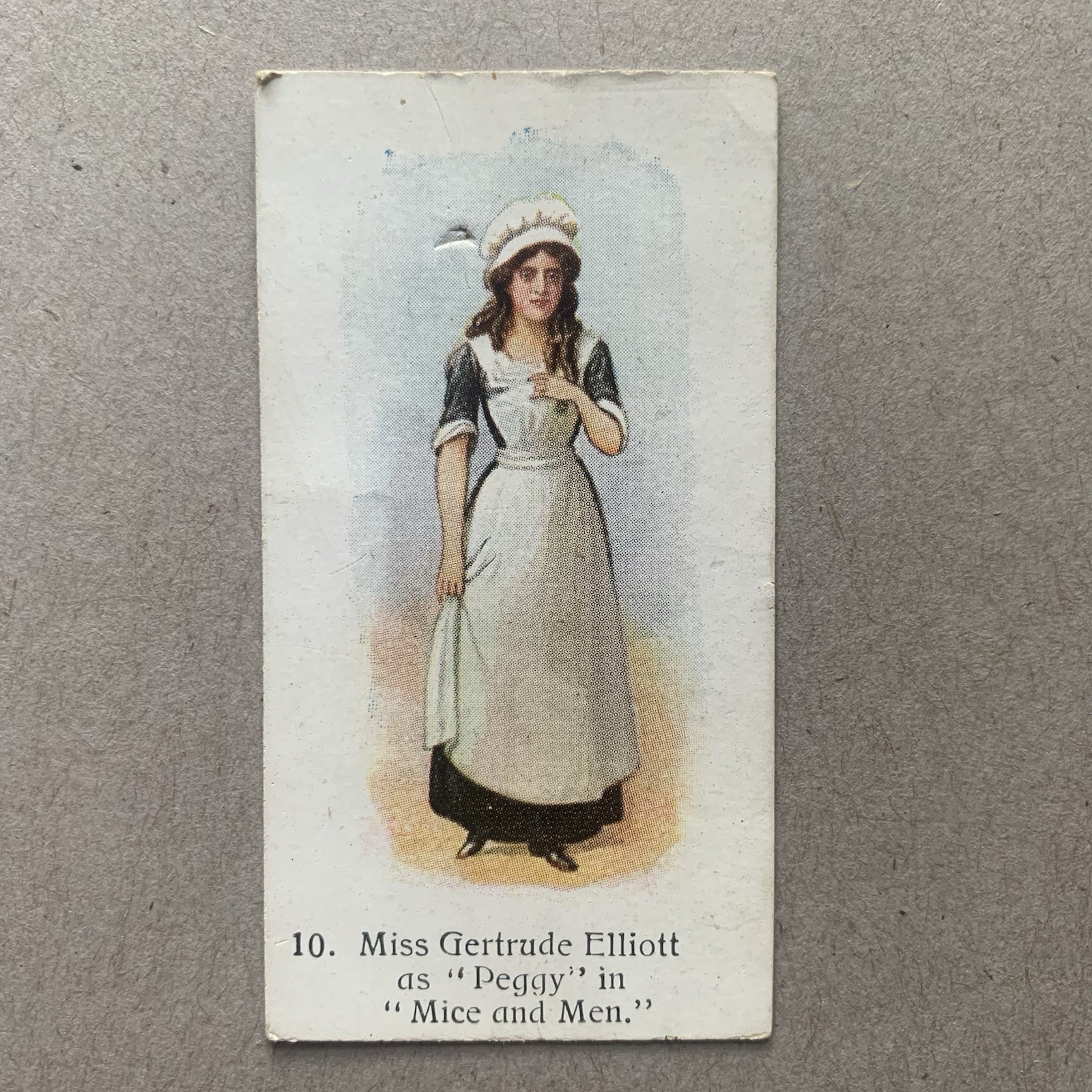 Miss Gertrude Elliott Peggy Past and Present #10 1916 Players Cigarette Card