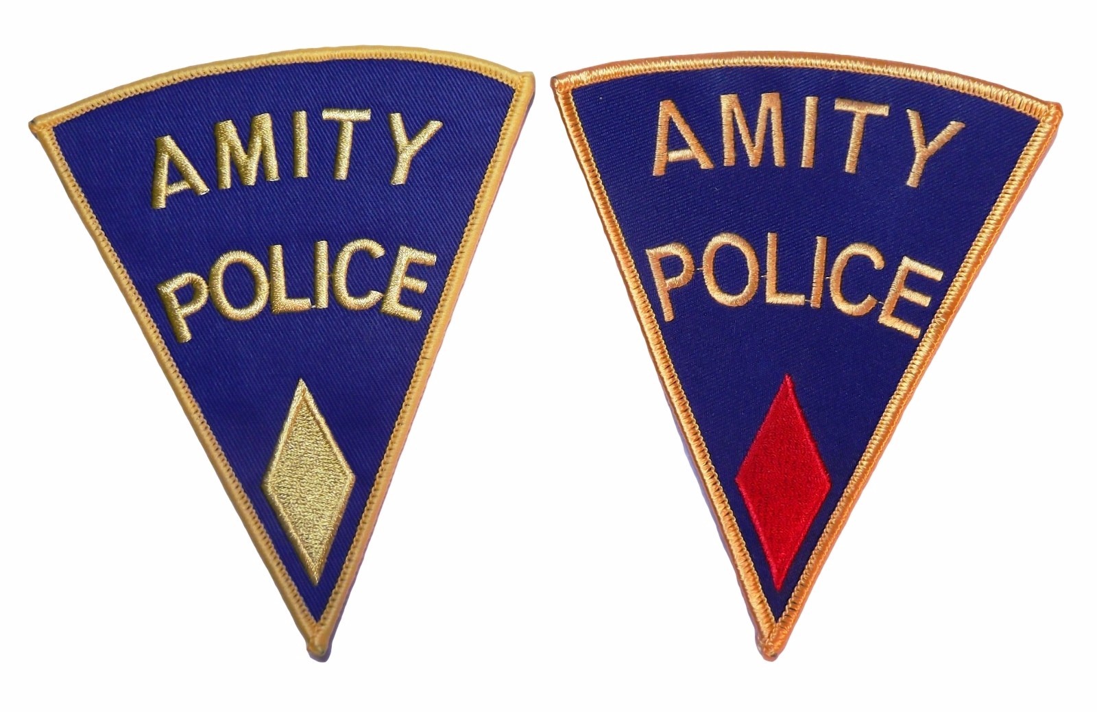 JAWS Movie Amity Police Set of 2 Embroidered Logo PATCHES