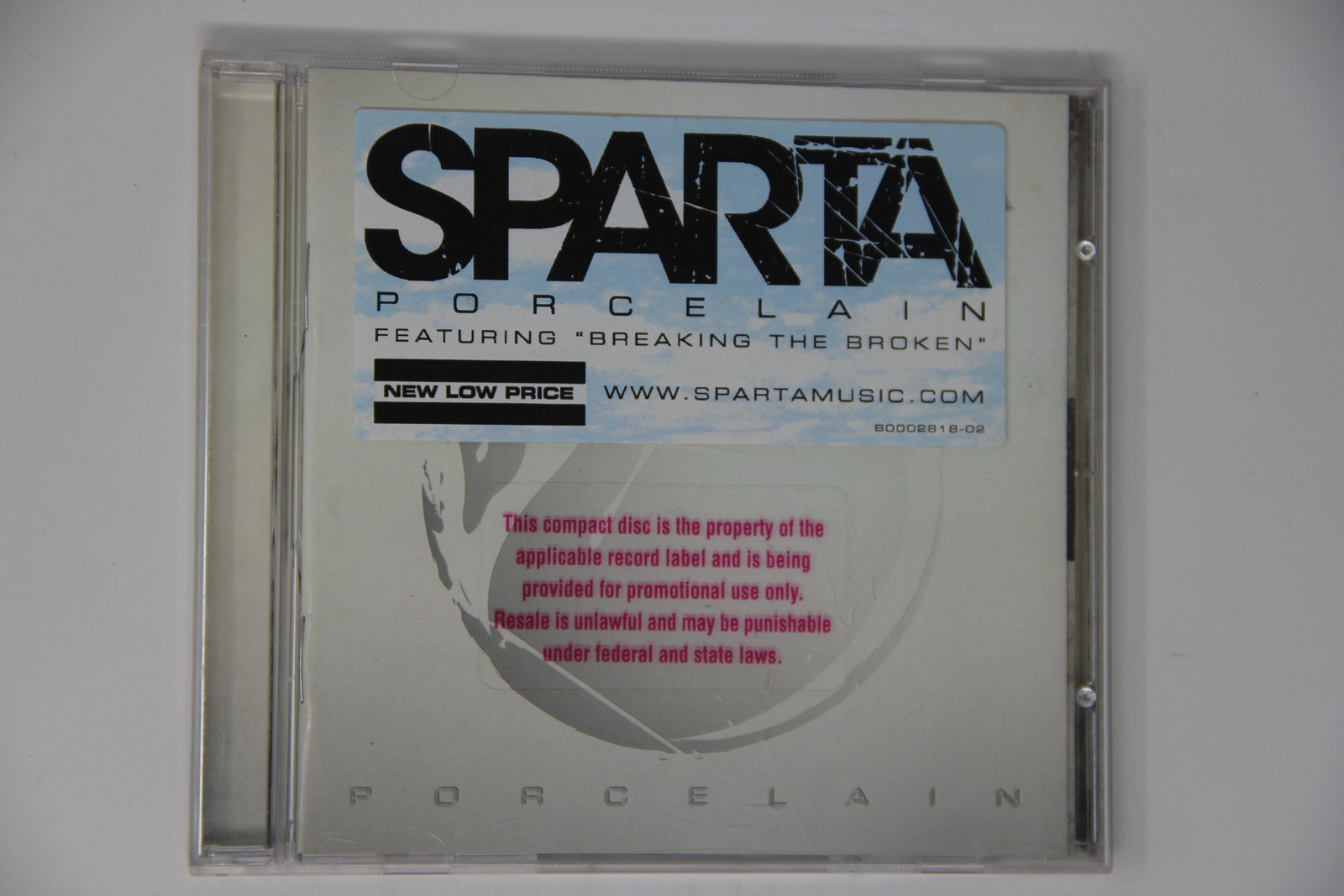 Sparta- Porcelain CD Album