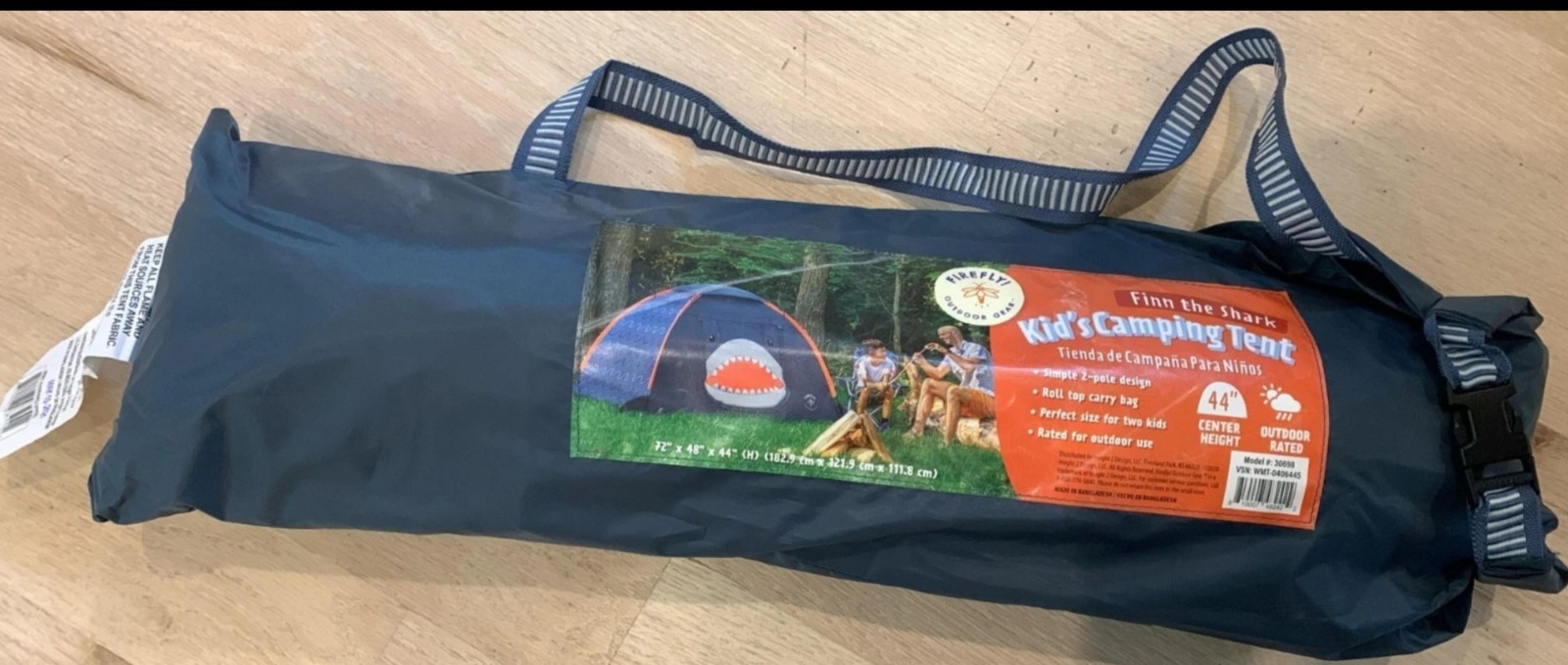 Firefly Outdoor Gear Finn the Shark 2-Person Kid\'s Camping Tent