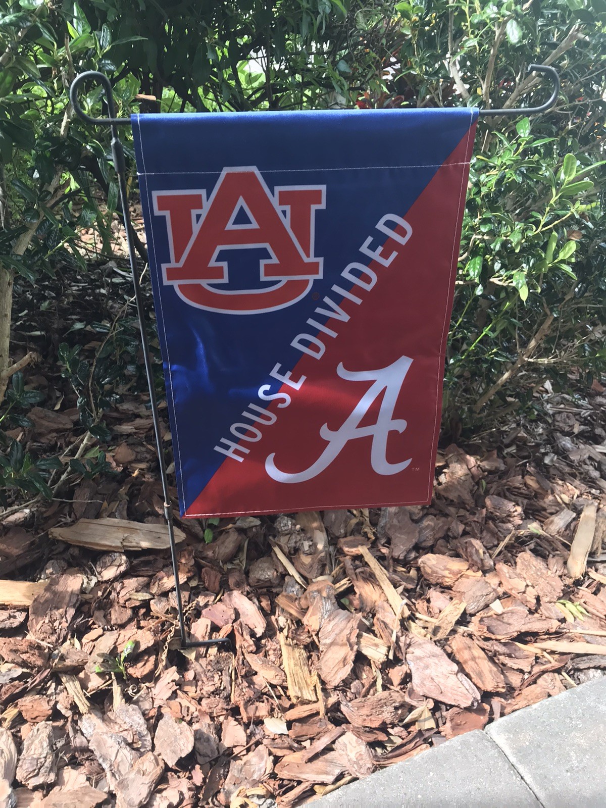 NEW Auburn vs. Alabama House Divided Garden Flag NEW Auburn vs. Alabama House Divided Garden Flag