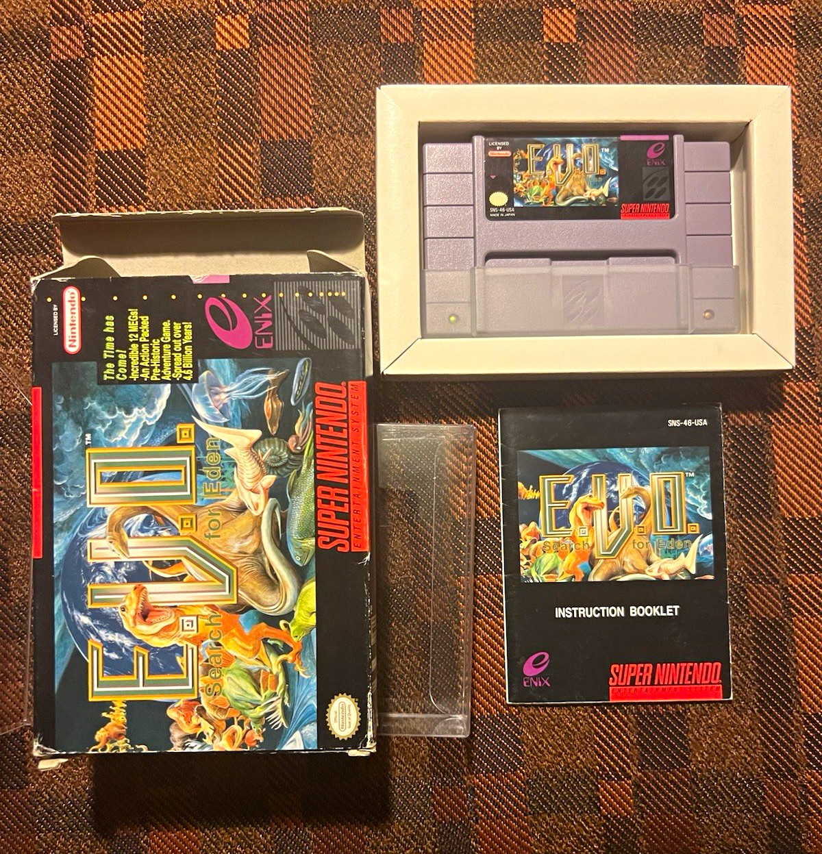 E.V.O. Search for Eden CIB Complete in box - very nice condition (no reg card)