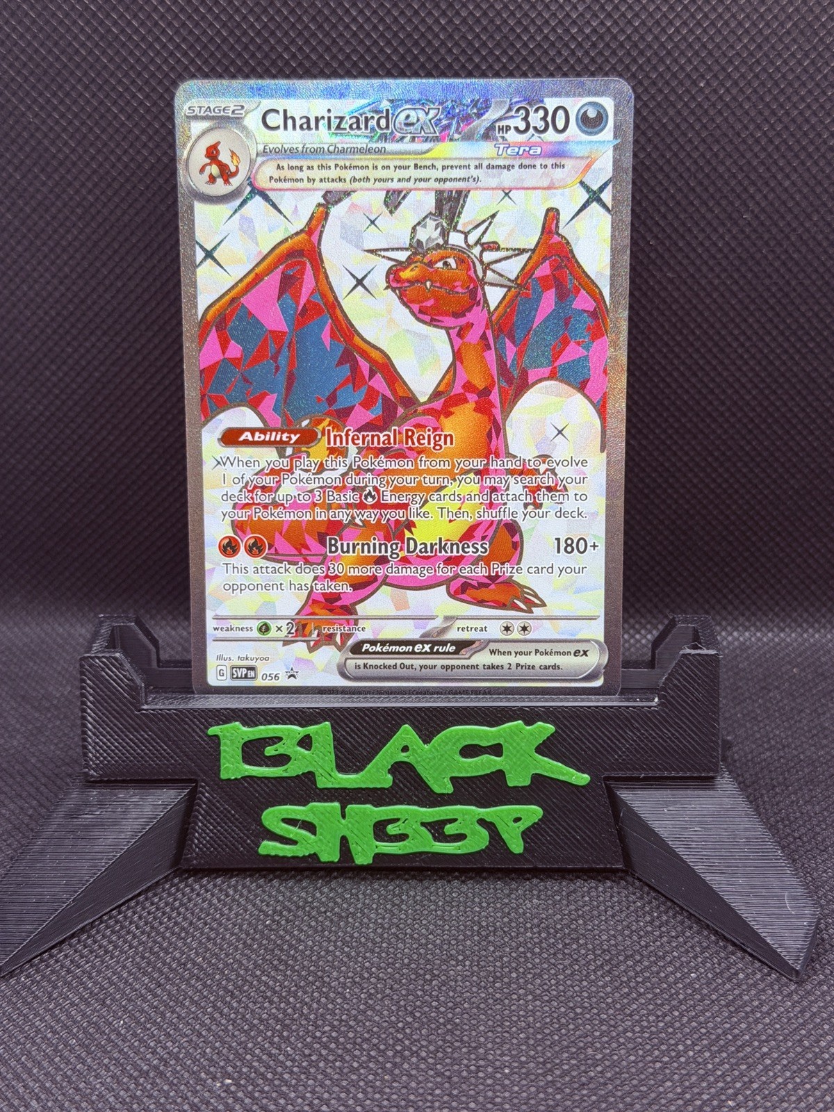 CHARIZARD EX #056 SVP BLACK STAR PROMO • SCARLET & VIOLET • POKéMON ENGLISH