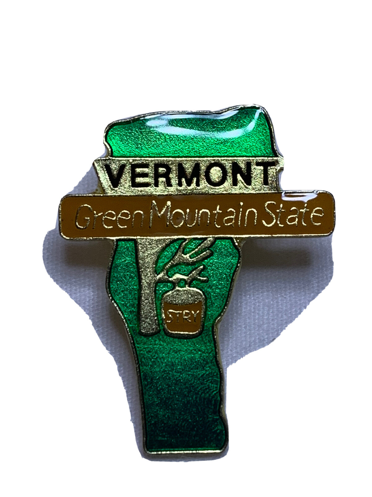 VERMONT STATE LAPEL PIN NEW VERMONT STATE LAPEL PIN NEW